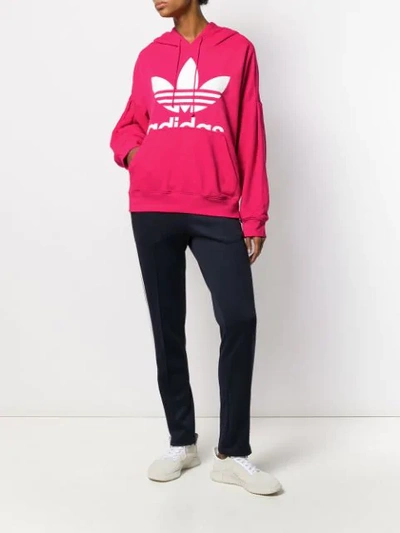 Shop Adidas Originals 'originals' Kapuzenpullover Mit Trefoil-logo In Enepnk Rosene