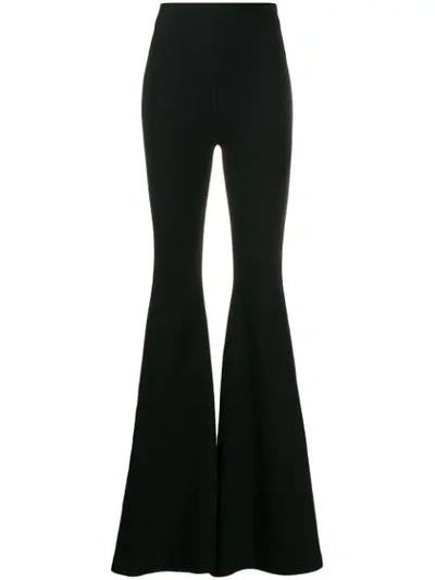 Shop Maria Lucia Hohan Nayeli Flared Trousers In Black