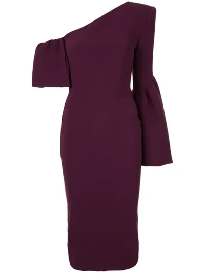 Shop Alex Perry Rhys Dress In Purple