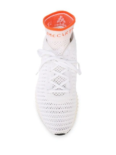 Shop Adidas By Stella Mccartney Alphaedge 4d Sneakers In White