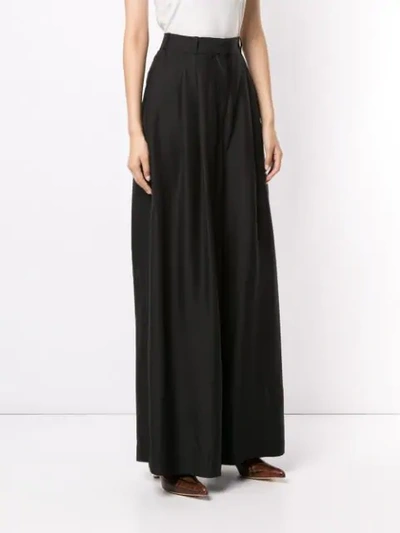 Shop Zimmermann Espionage Wide-leg Trousers In Black