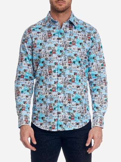 Shop Robert Graham Stay Tuned Sport Shirt In Multi