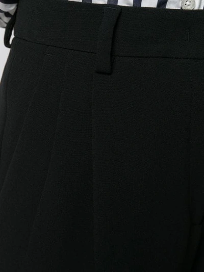 Shop Alberto Biani Elegant Tapered Trousers In Black