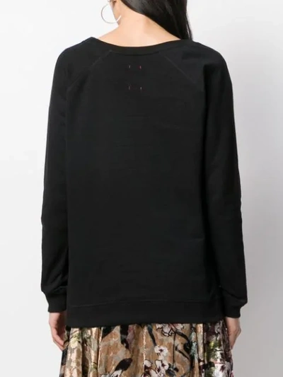 Shop Antonio Marras Face Embroidered Sweatshirt In Black