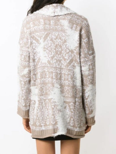 Shop Cecilia Prado Knitted Cardigan - Neutrals