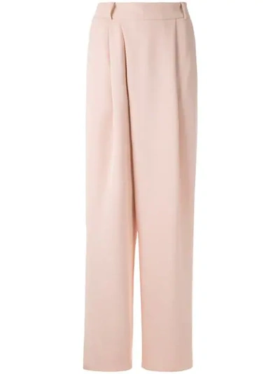 Shop Alcaçuz Maresia Pleat Details Trousers In Pink