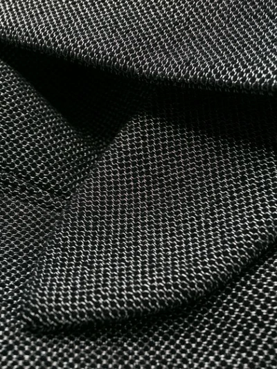 Shop Balmain Metallic Embroidered Blazer In Black