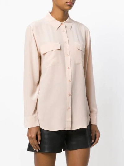 Shop Equipment Pocketed Shirt In Pink