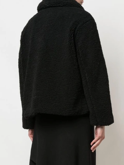 Shop Apparis Charlotte Faux-shearling Jacket In Black