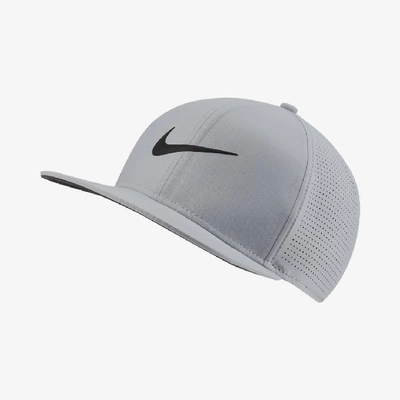 Shop Nike Aerobill Adjustable Golf Hat In Wolf Grey