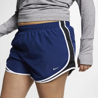 Shop Nike Tempo (plus Size) Women's 3" Running Shorts In Blue Void
