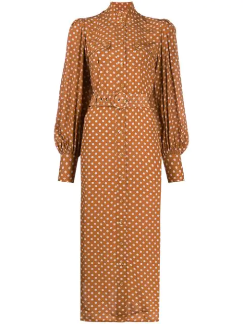 zimmermann white polka dot dress