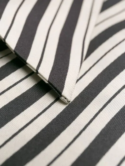 Shop Joseph Striped Silk Shirt In Black