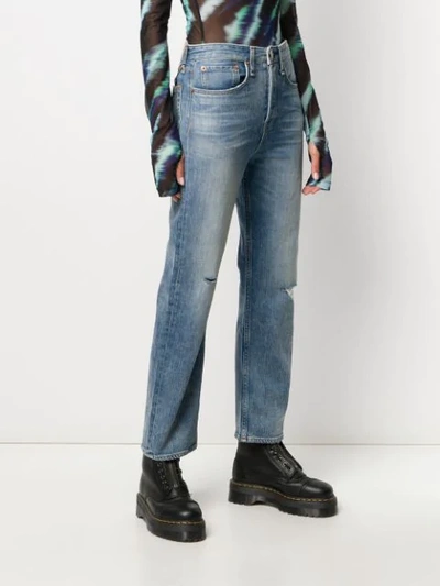 Shop Rag & Bone Maya High Rise Jeans In Blue