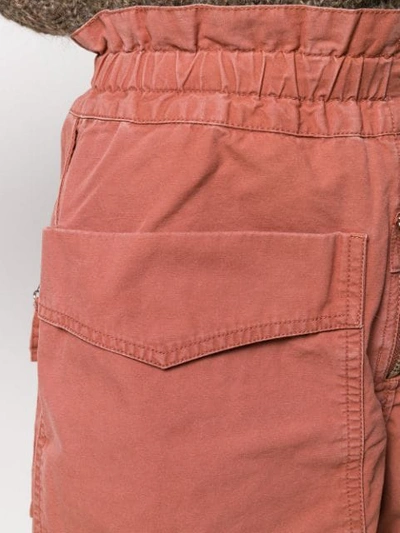 Shop Isabel Marant Étoile Patch Pocket Shorts In Pink