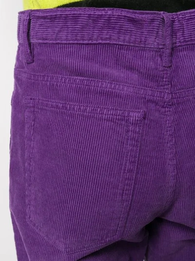 Shop Isabel Marant Étoile Neav Corduroy Trousers In Purple