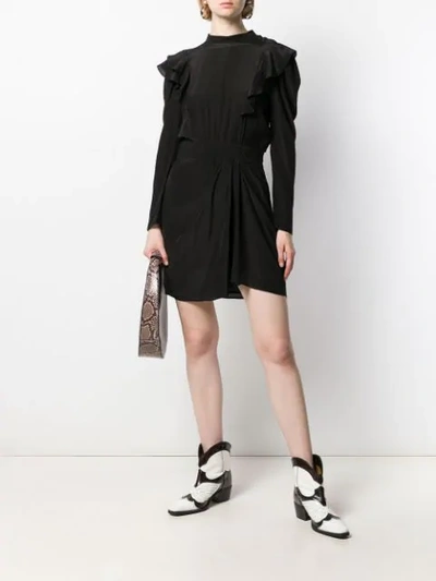 Shop Isabel Marant Étoile Yoana Mini Dress In Black