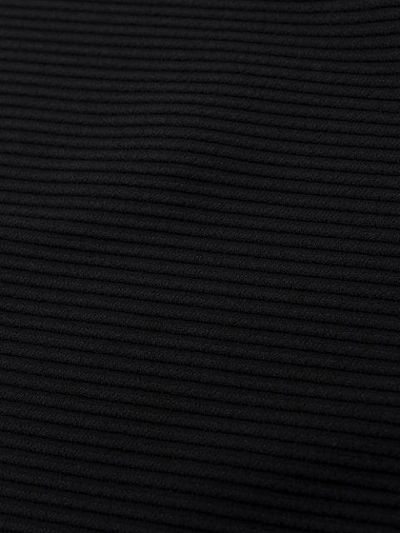 Shop Issey Miyake Belted Rib Dress In Black