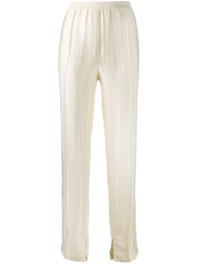 Shop Golden Goose Matsuri Track Pants In Neutrals