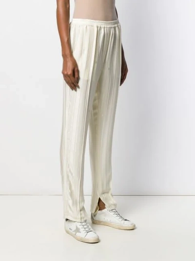 Shop Golden Goose Matsuri Track Pants In Neutrals