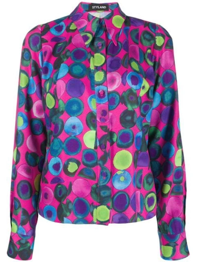 Shop Styland All-over Print Shirt In 45