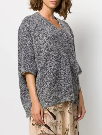 V-NECK KNIT SWEATER