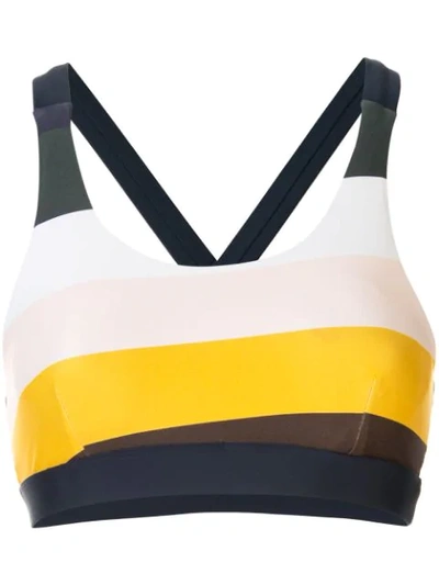 Shop The Upside Lottie Sunrise Sports Bra In Blue