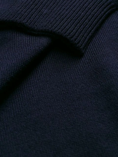 Shop Apc A.p.c. Roll-neck Sweater - Blue