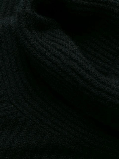 Shop Allude Knitted Roll Neck Jumper In Black