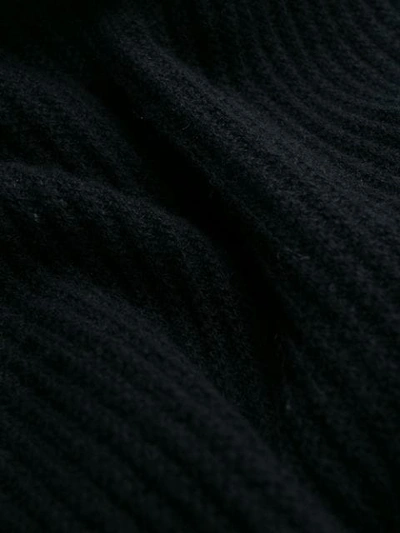 Shop Allude Knitted Roll Neck Jumper In Black