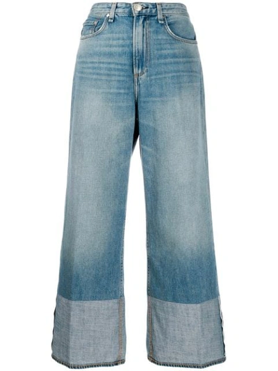 Shop Rag & Bone High Rise Ruth Jeans In Blue