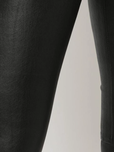 Shop Polo Ralph Lauren Faux Leather Leggings In Black