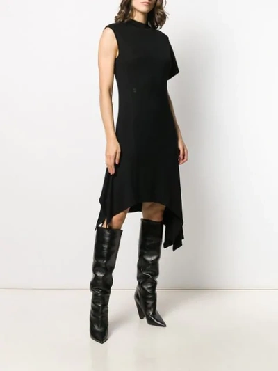 Shop Alyx Asymmetric Design Dress In Black