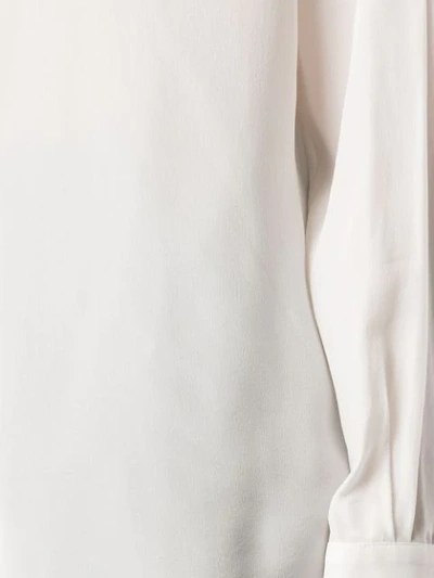 Shop Rochas Pointed Collar Tailored Shirt In White