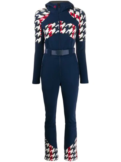 Shop Perfect Moment Tignes Belted Jumpsuit In Blue