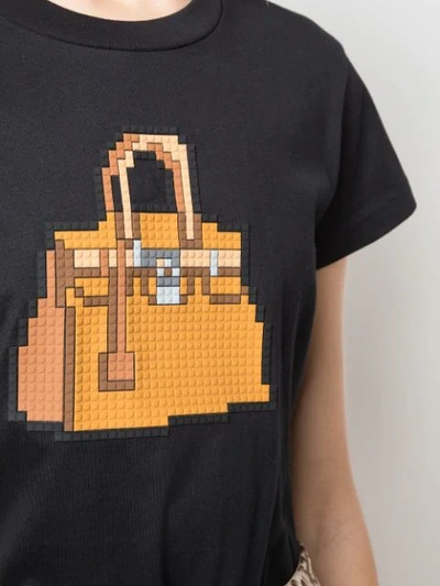 Shop Mostly Heard Rarely Seen 8-bit Brick T-shirt In Black