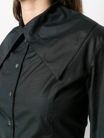 Shop Aalto Hemd Mit Oversized-kragen In Black