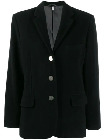 Pre-owned Helmut Lang 1990's Single Breasted Blazer In Black