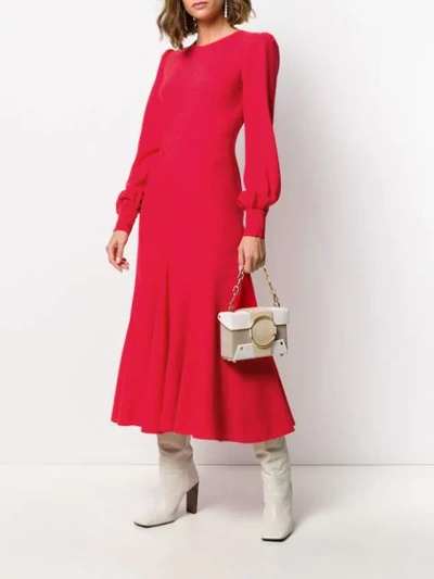 Shop Goat Idol Midi Dress In Red