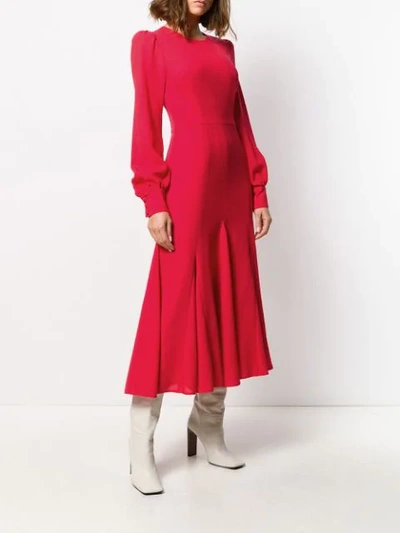 Shop Goat Idol Midi Dress In Red