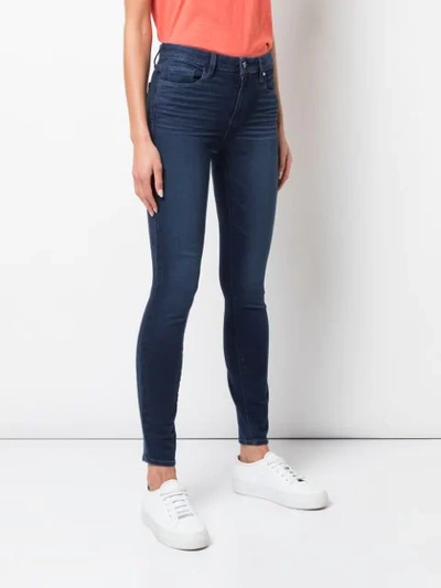 Shop Paige Hoxton Skinny Jeans In Blue