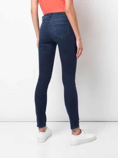 Shop Paige Hoxton Skinny Jeans In Blue