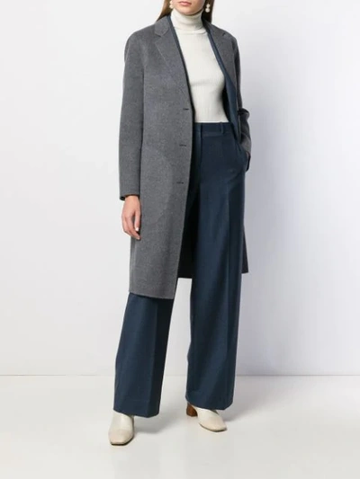 Shop Theory Robe Coat In Grey