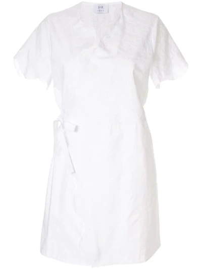 Shop Sir Delilah Wrap T-dress In White