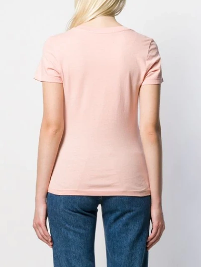 Shop Calvin Klein Jeans Est.1978 Logo Print T-shirt In Pink