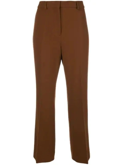 Shop Rochas Straight-fit Trousers In Brown