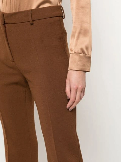 Shop Rochas Straight-fit Trousers In Brown