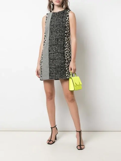 Shop Alice And Olivia Clyde Shift Dress In Black