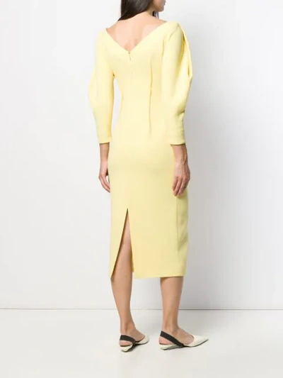 EMILIA WICKSTEAD CALLA DRESS - 黄色