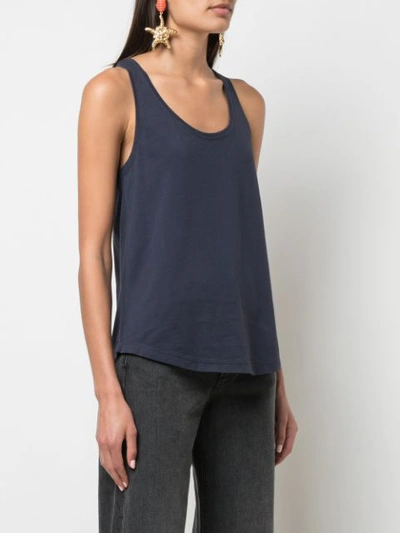 ALEX MILL RELAXED TANK TOP - 蓝色